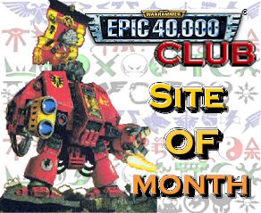 Site of the Month of the Yahoo Epic 40k Club