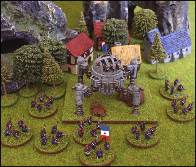 République Franco-Martienne - Quadripode Lourd et Infanterie