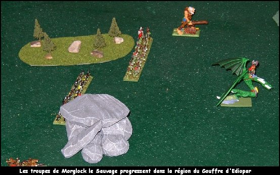 Les troupes de Morglock le Sauvage progressent dans la région du Gouffre d'Ediopar (F. Bruntz)