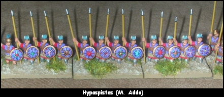Hyspaspistes (M. Adda) - Figurines 15mm